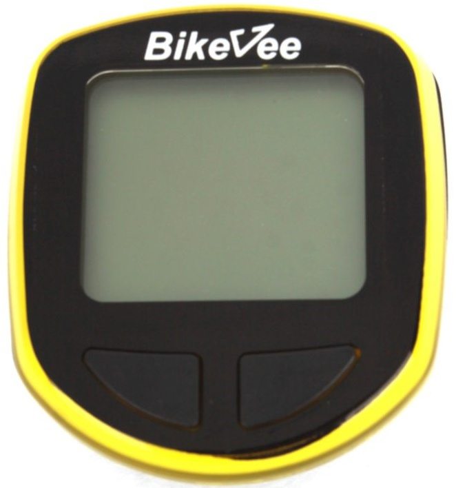 Велокомпьютер беспроводной, BKV-1000, 13 функций, BikeVee желтый