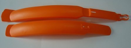 Комплект крыльев удлиненных, 24"-26", материал пластик, оранжевый