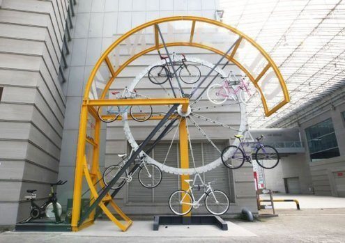 креативные велопарковки